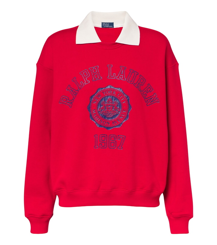 Photo: Polo Ralph Lauren Printed layered cotton-blend sweatshirt