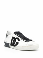 DOLCE & GABBANA - Logo Leather Sneakers