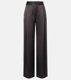 The Sei Silk satin wide-leg pants
