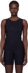 Jil Sander Black Nylon Tank Top