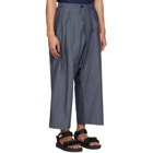 Blue Blue Japan Indigo Supima Cotton Wide Trousers