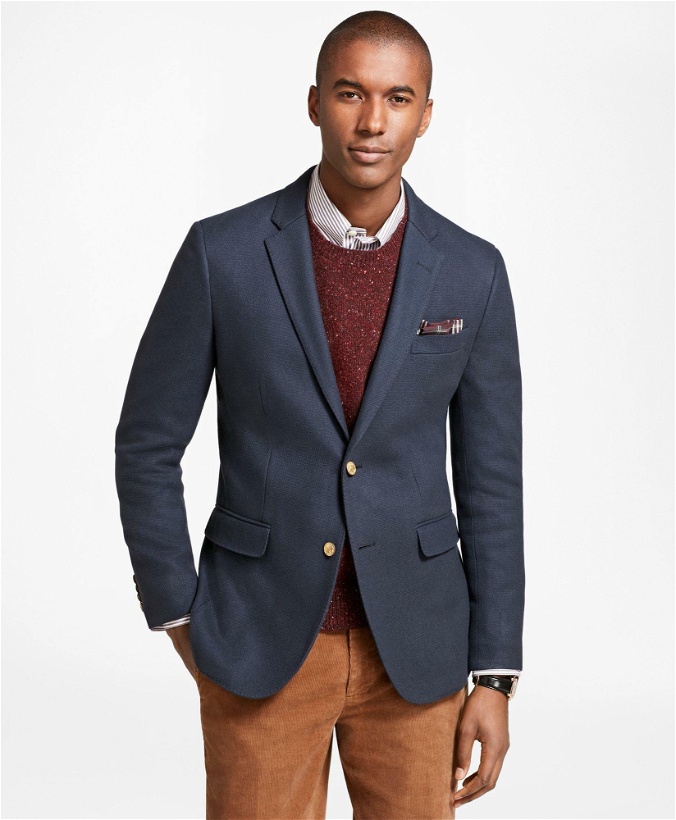 Photo: Brooks Brothers Men's Milano Fit Two-Button 1818 Blazer | Navy