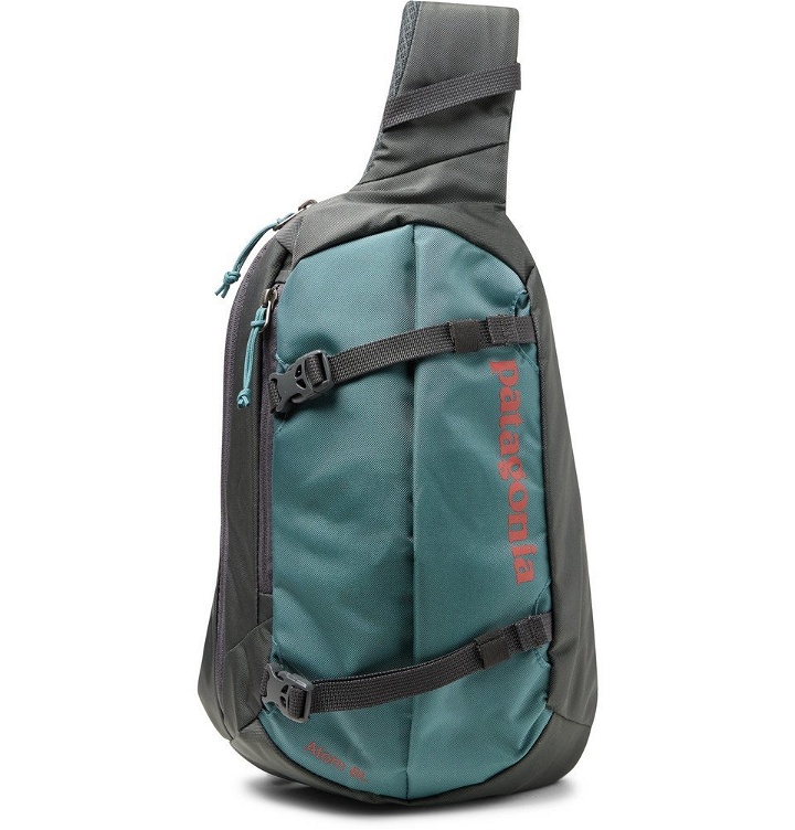 Photo: Patagonia - Atom Sling 8L Two-Tone Canvas Messenger Bag - Teal