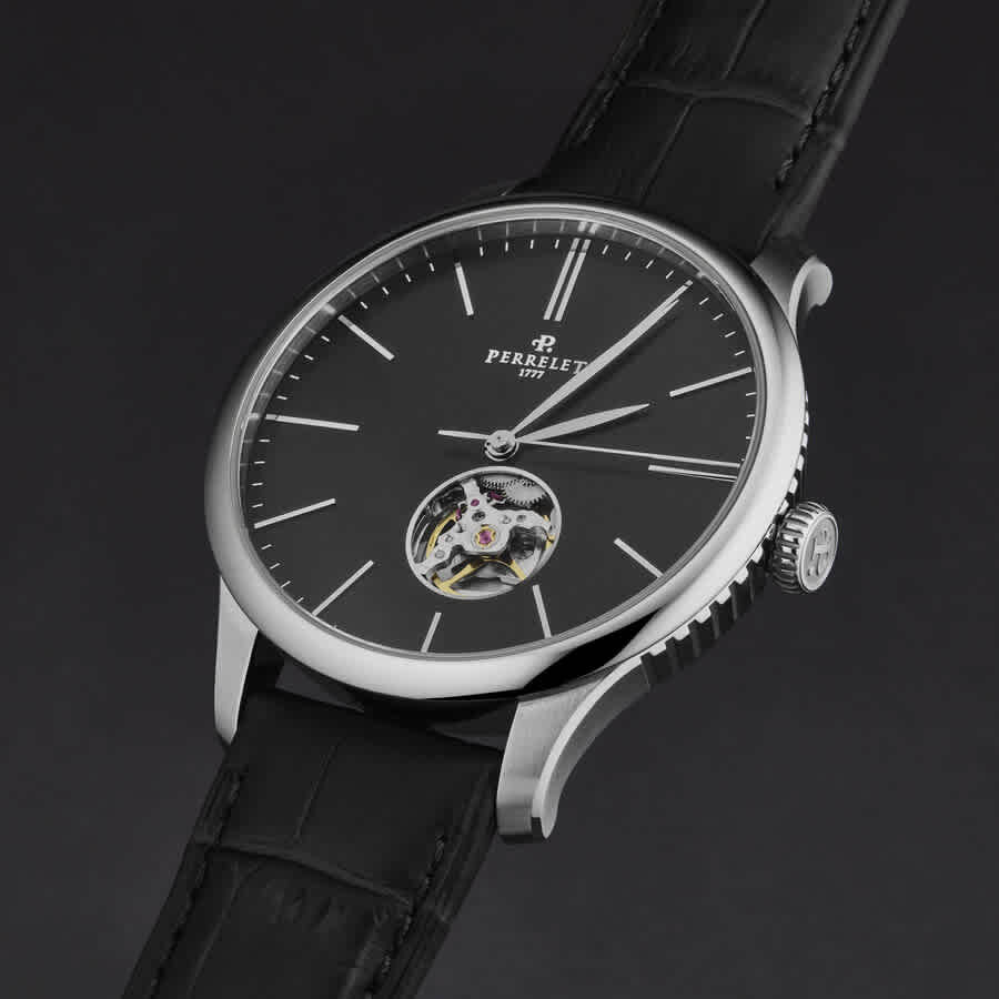 Perrelet First Class Black Dial Mens Watch A1087/H