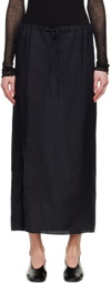 Gabriela Coll Garments Black No.263 Maxi Skirt