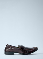MM6 Maison Margiela Brushed Leather Loafers