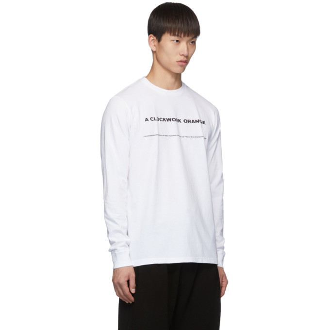 Undercover White A Clockwork Orange Long Sleeve T-Shirt Undercover