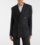 Victoria Beckham Double-breasted virgin wool blazer