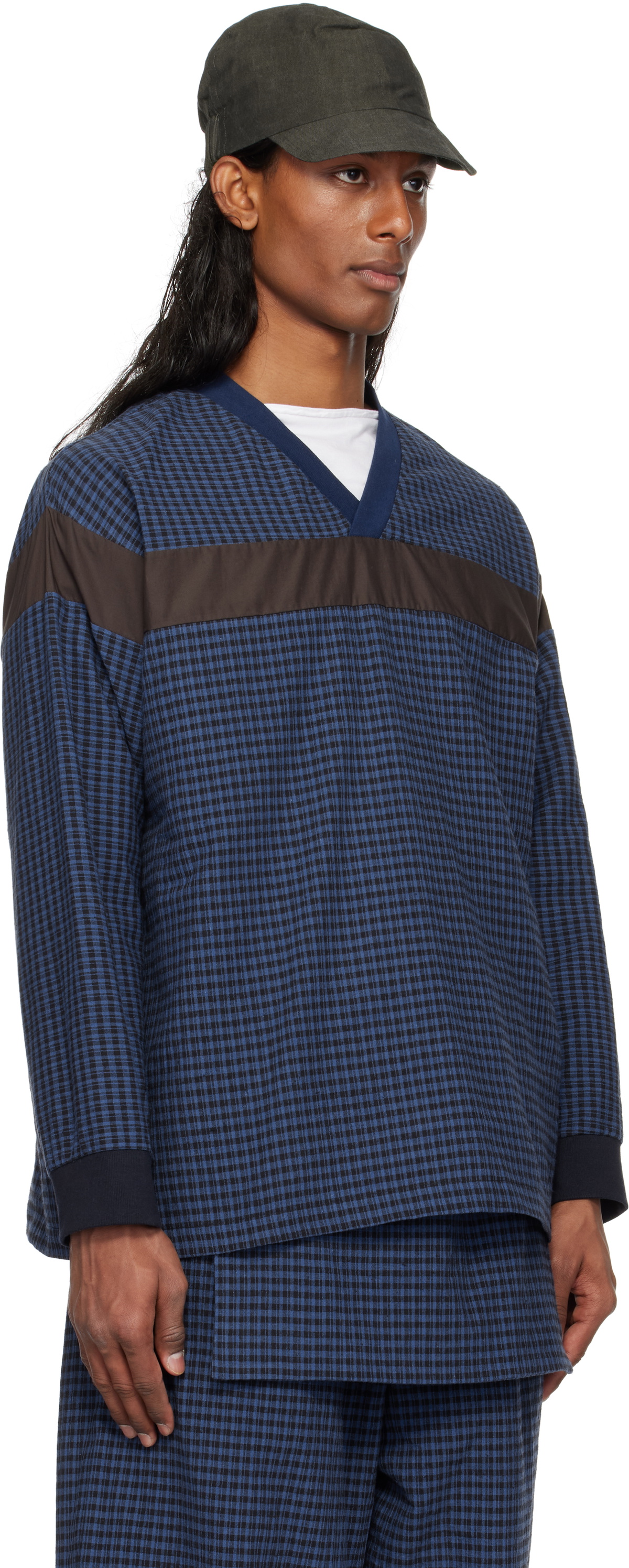 SC103 SSENSE Exclusive Navy Staff Top