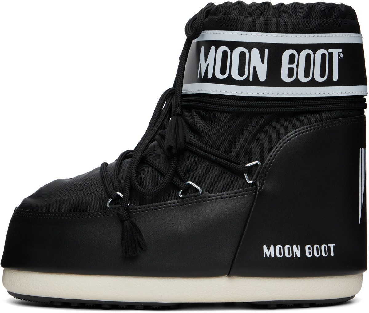 Moon Boot Black Icon Low Nylon Boots