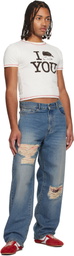 Carne Bollente Blue Tattoo Tease Jeans