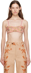 Bode Pink Club Bra