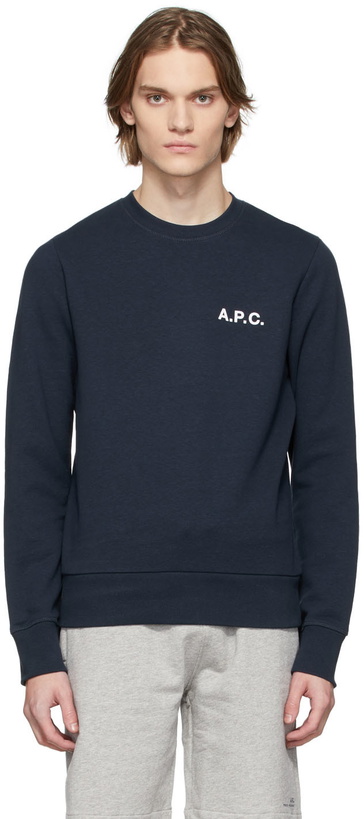 Photo: A.P.C. Navy Arliss Sweatshirt