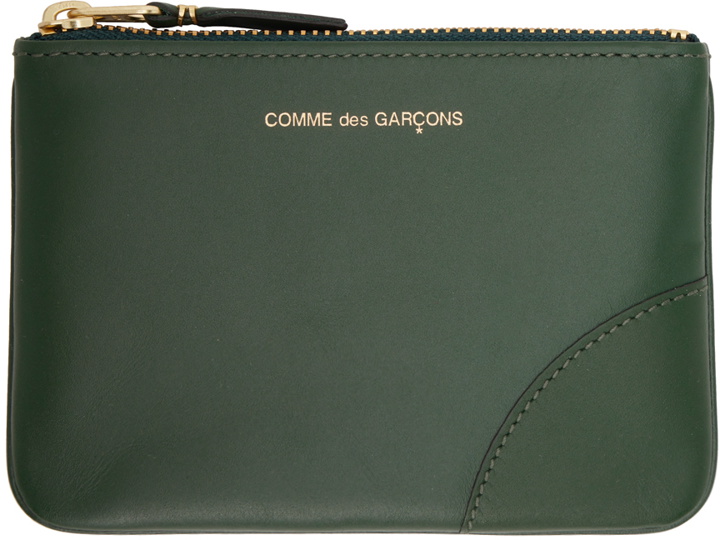 Photo: COMME des GARÇONS WALLETS Green Classic Wallet