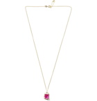 Bleue Burnham - The Rose 9-Karat Gold Sapphire Pendant Necklace - Gold