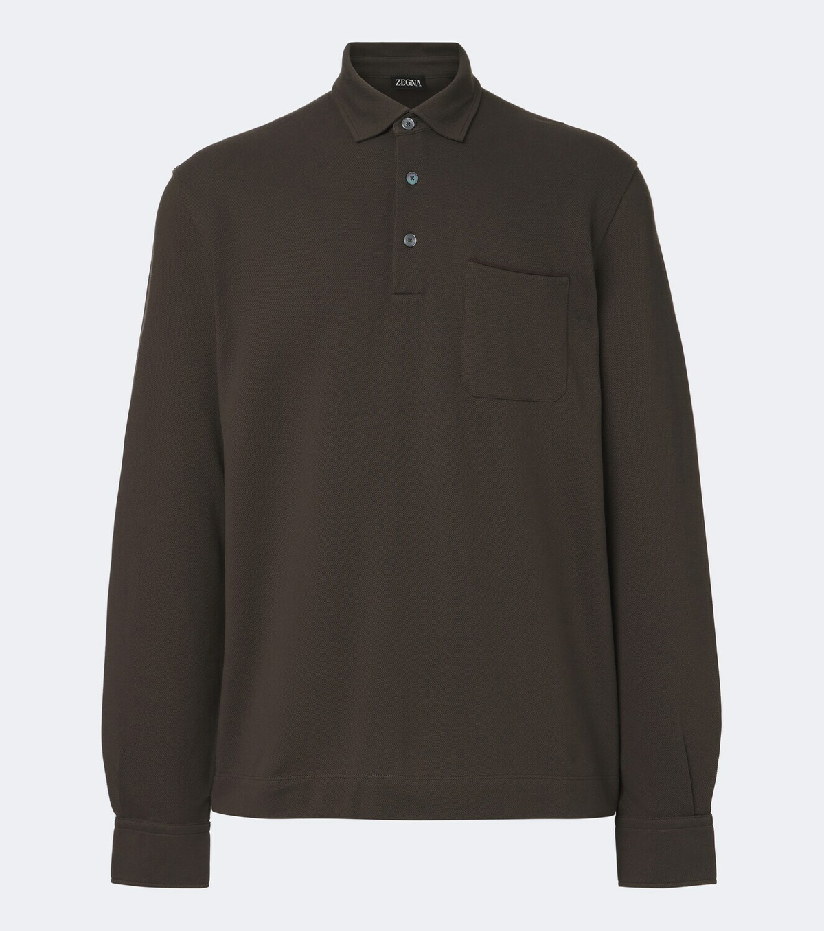Zegna Cotton piqué polo shirt