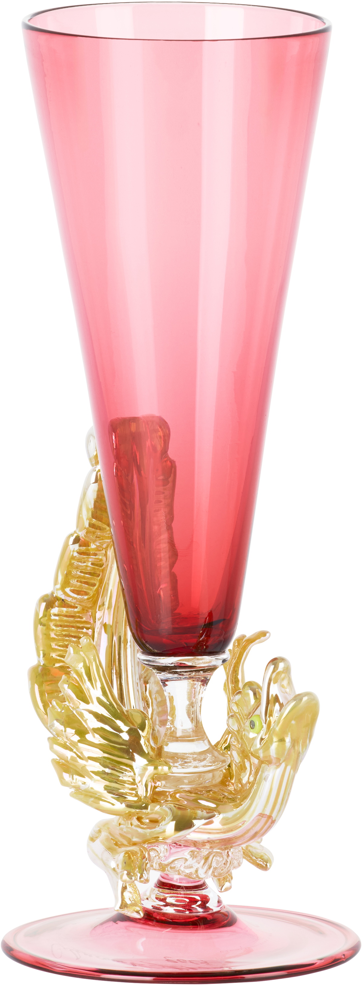 Charlie Larouche-Potvin SSENSE Exclusive Pink Bird Cocktail Glass