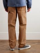 Carhartt WIP - Single Knee Straight-Leg Organic Cotton-Canvas Trousers - Brown