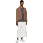 Sunnei White Snap Button Trousers