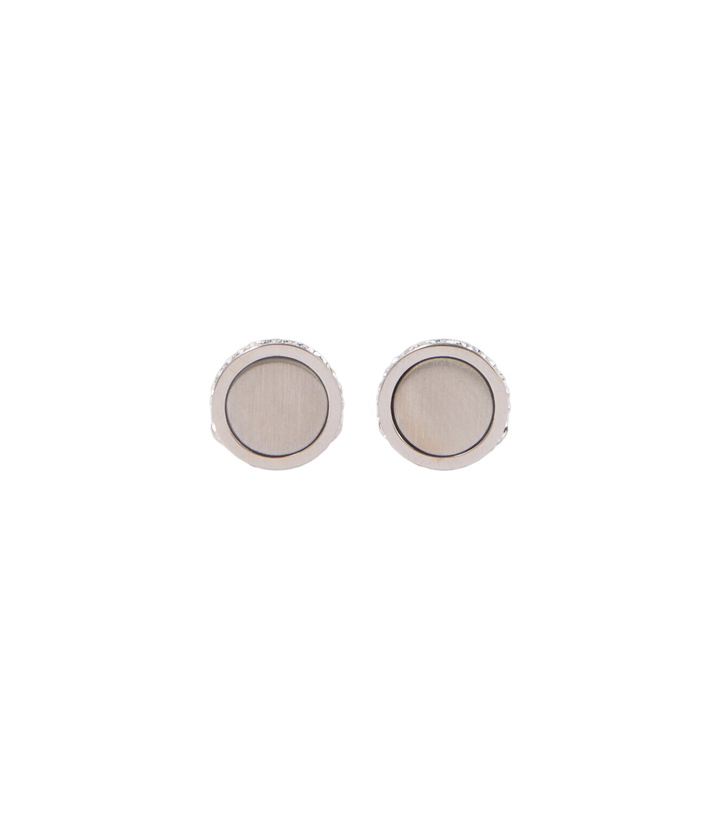 Photo: Giorgio Armani Silver cufflinks with crystals