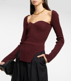 Khaite Maddy ribbed-knit top