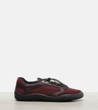 Prada Speedrock leather-trimmed sneakers
