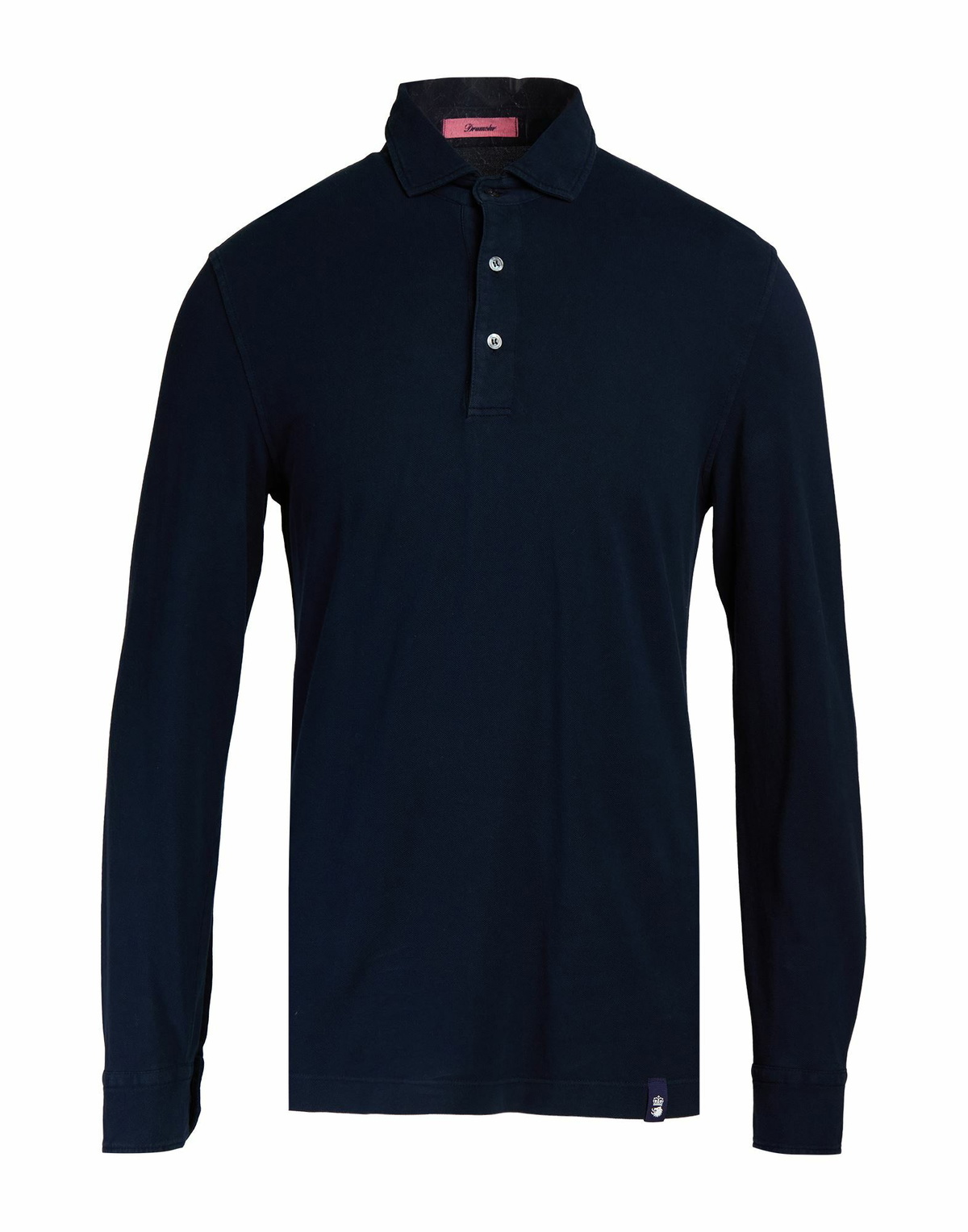 Drumohr Mens Polo shirt Midnight in Blue