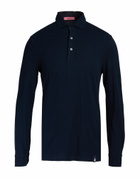 Drumohr Mens Polo shirt Midnight in Blue