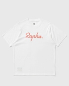 Rapha Cotton Tee - Large Logo White Mens Shortsleefe