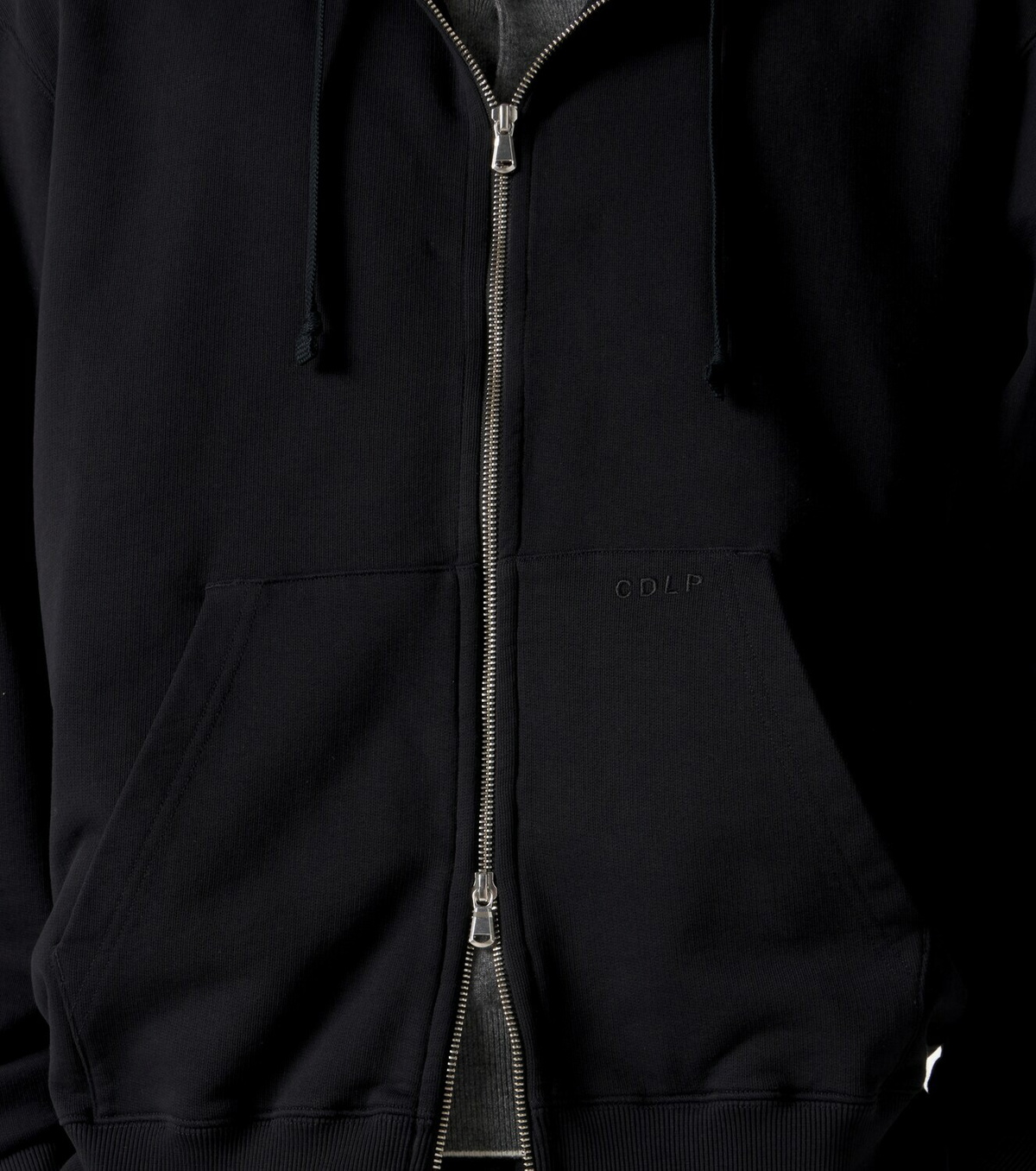 CDLP Cotton zip-up hoodie
