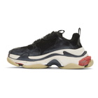 Balenciaga Black Triple S Sneakers