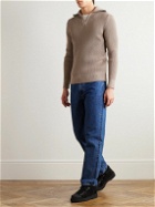 S.N.S Herning - Fender Ribbed Virgin Wool Half-Zip Sweater - Neutrals