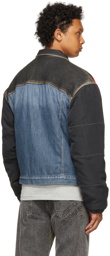 Diesel Blue D4D Denim J1 Lumberjack Jacket