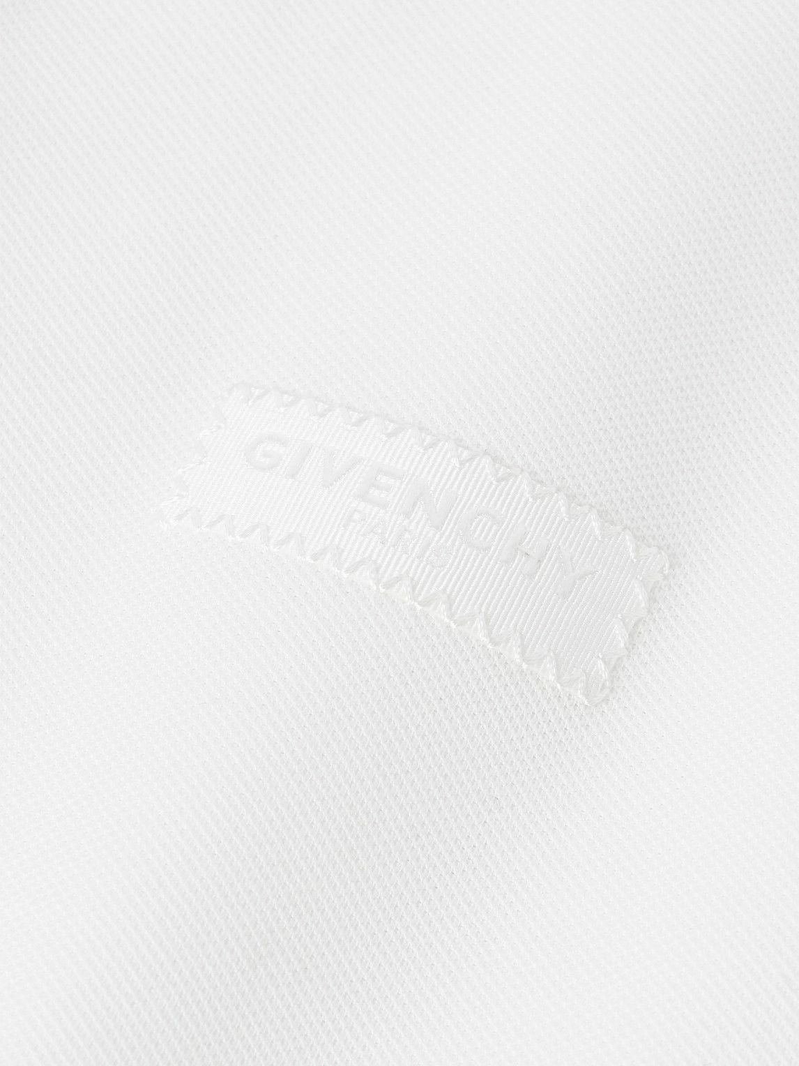 Givenchy - Cotton-Piqué Polo Shirt - White