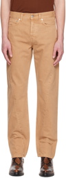 Séfr Brown Twisted Jeans