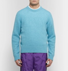 Acne Studios - Kai Mélange Wool Sweater - Men - Turquoise