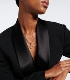 Versace Medusa embellished pendant necklace