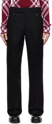 Burberry Black Three-Pocket Trousers