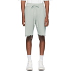 Alanui Grey Cashmere Bermuda Shorts