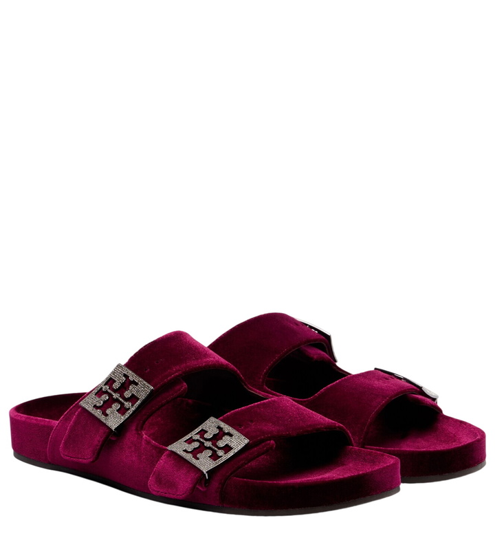 Photo: Tory Burch Mellow embellished velvet slides