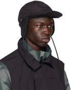 meanswhile Black Layered Cap