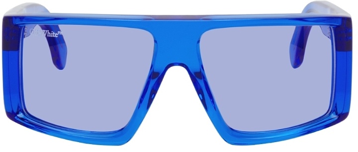 Photo: Off-White Blue Alps Sunglasses