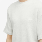 Patta Men's Basic Waffle T-Shirt in Melange Grey