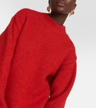 Jacquemus La Maille Pavane logo alpaca-blend sweater