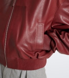 Arma Hannah leather bomber jacket
