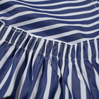 Sunspel Men's Boxer Shorts in Navy/White Stripe