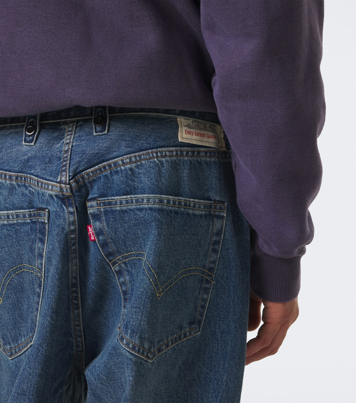Sacai x Levi's® belted wide-leg jeans