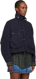 Alexander Wang Black Articulated Cargo Jacket