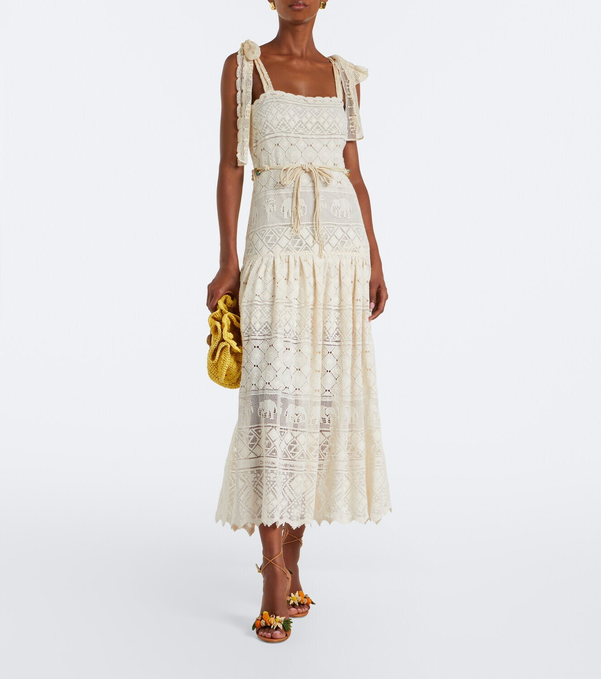 Aquazzura Birdsong raffia sandals