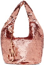 JW Anderson Rose Gold Mini Sequin Shopper Bag